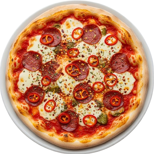Pizza Volcan (épicée)