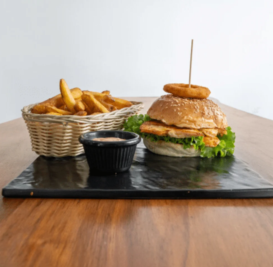 Chicken Burger-Menü