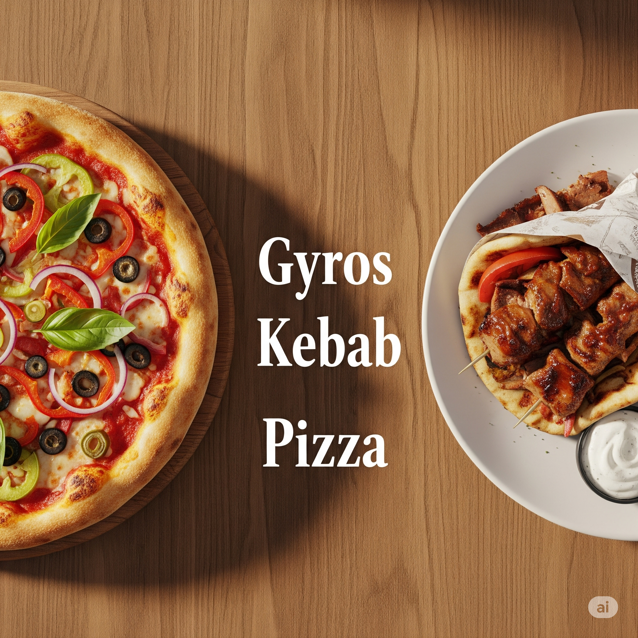 Gyros Kebab Pizza