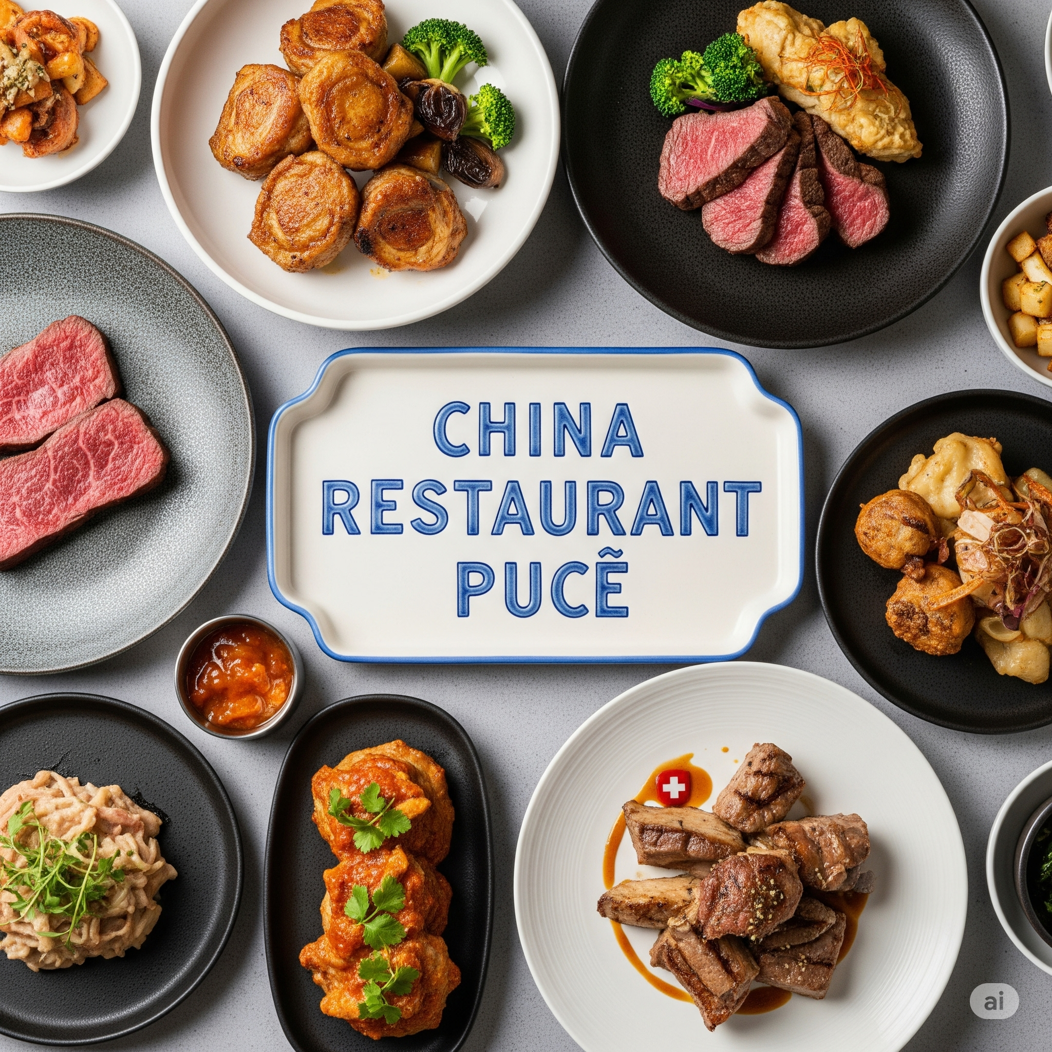 China Restaurant Puce